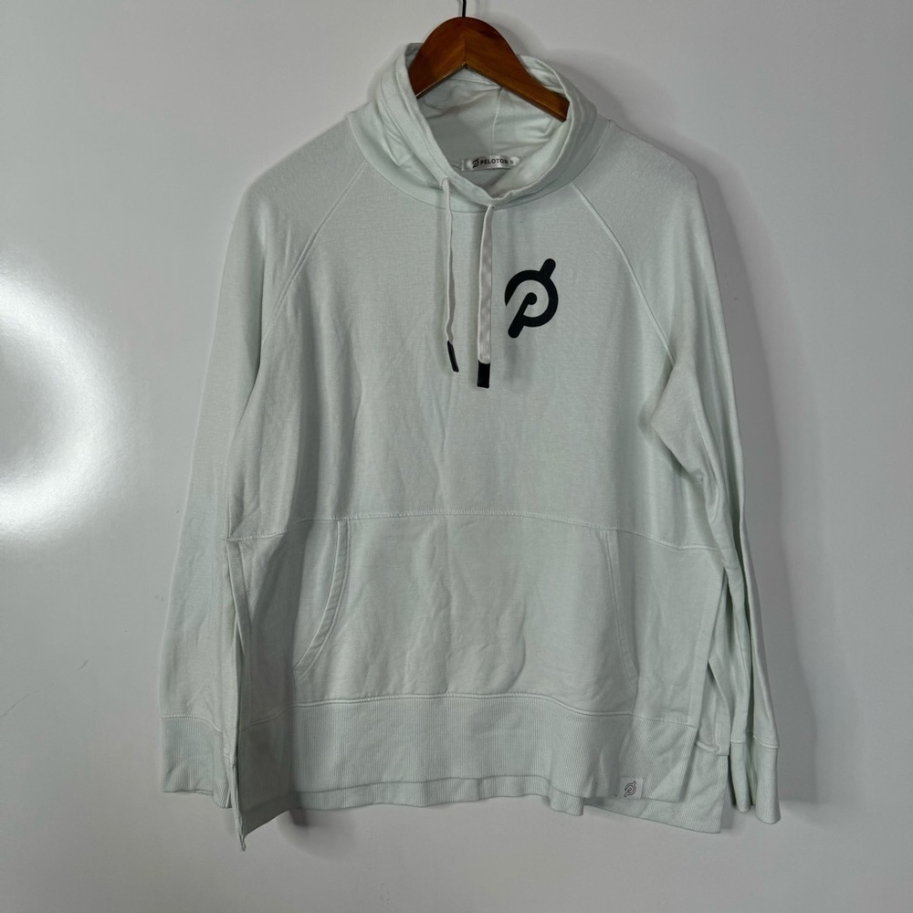 Peloton Mint Funnel Neck Sweatshirt Size Small